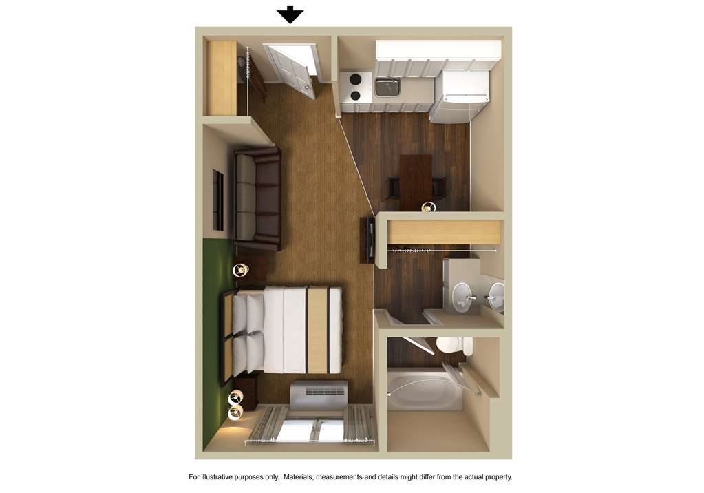 Extended Stay America Suites - Portland - Hillsboro Bilik gambar